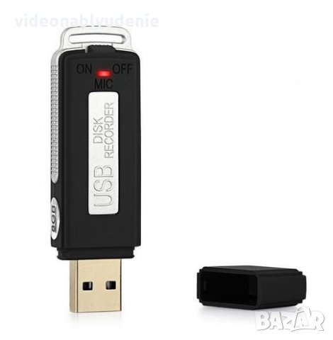 ДИКТОФОН USB Флашка Скрита Слушалка Цифров Аудио Рекордер Звукозаписвач Шпионска Техника 20 ч. Запис, снимка 4 - MP3 и MP4 плеъри - 9677551