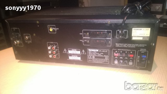 tompsan dpl300ht-200watts receiver-5 chanel-внос швеицария, снимка 14 - Ресийвъри, усилватели, смесителни пултове - 8948065