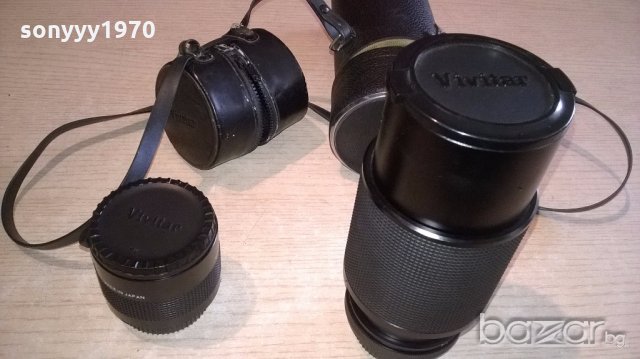 vivitar-made in japan-2бр обективи с кобури-внос англия, снимка 7 - Обективи и филтри - 19616767