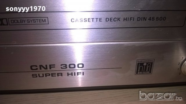 grundig cnf-300 hi-fi made in germany-внос швеицария, снимка 6 - Ресийвъри, усилватели, смесителни пултове - 12734658