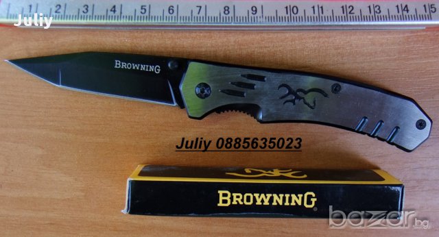 Малък сгъваем нож за къмпинг-Browning, снимка 4 - Ножове - 8950506