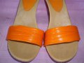 Оранжеви гръцки чехли за плаж, снимка 2