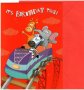 Картичка с животинче за Рожден ден с плик (различни цветове), снимка 7