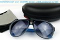 C A R R E R A - АВИАТОР-ЧЕРНА + СИНЯ / вътре/ РАМКА -ТЪМНО СТЪКЛО-Слънчеви Очила UV 400, снимка 7