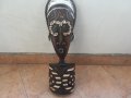голяма настолна дървена маска-внос швеицария, снимка 9