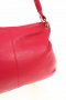 Червена дамска чанта, естествена кожа + портфейл подарък, снимка 5