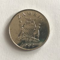 25 нгве Замбия 1992, снимка 1 - Нумизматика и бонистика - 25651487