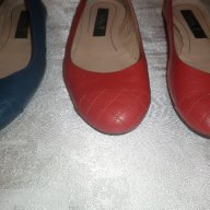 Детски или за дами с малко краче кожени балеринки Cristhelen B в синьо , снимка 5 - Дамски ежедневни обувки - 12159041