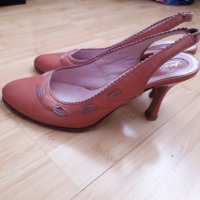Дамски кожени летни обувки Размер 35-36, снимка 2 - Дамски ежедневни обувки - 25979348