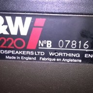 b&w dm220i made in england 68/32/29см-внос англия, снимка 10 - Тонколони - 16559888