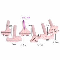 6 орнаменти цветя печати щампа украса за сладки фондан и др. , снимка 2 - Форми - 17567029