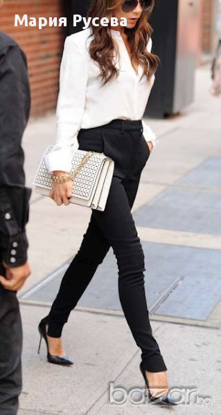 Черен панталон -размер S и M, снимка 1