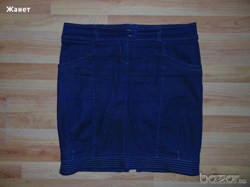 Синя дънкова пола, снимка 1