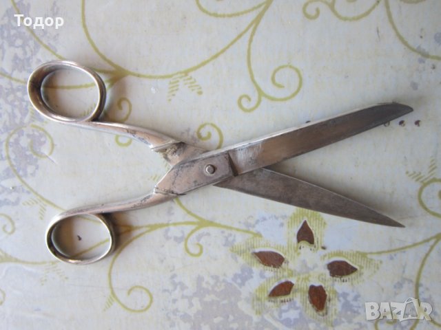 Уникална царска ножица ножици Герб Корона Коне, снимка 5 - Фризьорски столове - 25828594