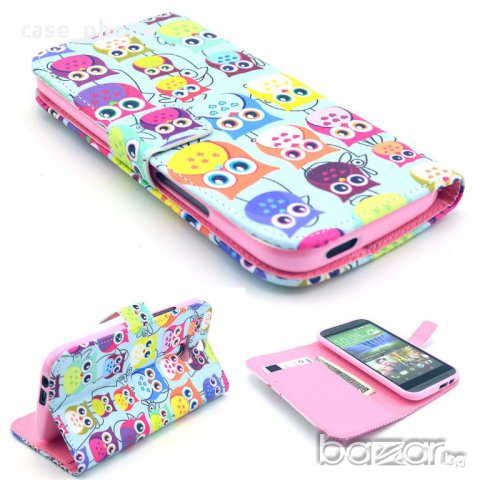 Нов флип кейс от кожа за HTC ONE M8, снимка 7 - Калъфи, кейсове - 11089171