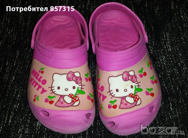 Кроксове Hello Kitty №28, снимка 1 - Детски сандали и чехли - 9710597