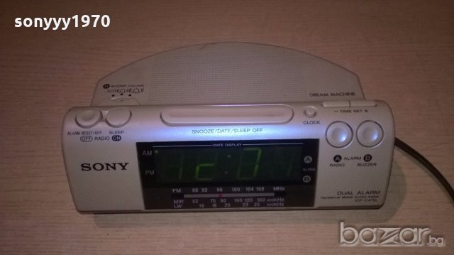sony icf-c470l clock radio-внос англия, снимка 4 - Ресийвъри, усилватели, смесителни пултове - 19573602