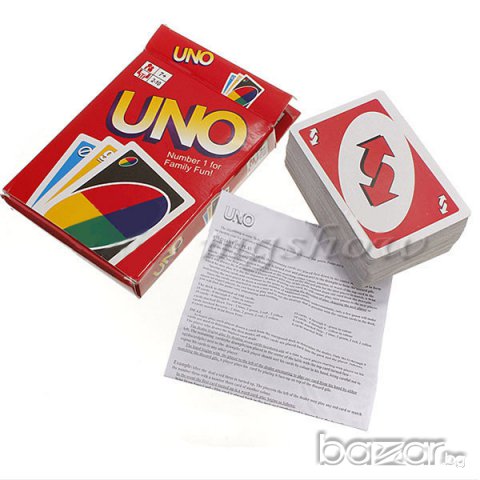 Карти Uno + Упътване на български и английски, снимка 4 - Карти за игра - 15650164