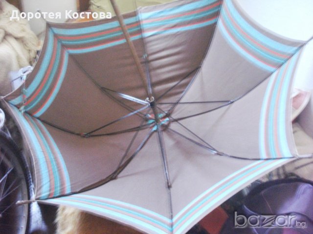 Стар голям чадър, снимка 4 - Антикварни и старинни предмети - 19182375