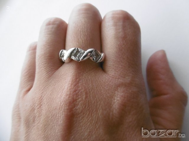 ''ТОКАШ'' Сребърен дамски  пръстен с цирконий  - сребро 925 , снимка 4 - Пръстени - 15950845