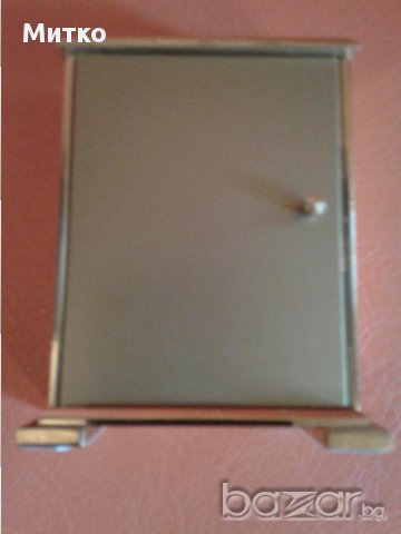 Настолен часовник от Германия, бронз, рядка находка, единствен в страната., снимка 2 - Стенни часовници - 14315933