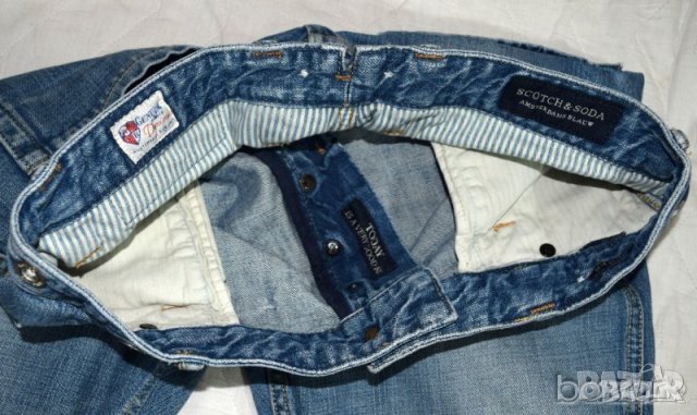 Scotch & Soda Brewer Amsterdams Blauw Genuine Dutch Denim мъжки сини дънки, снимка 5 - Дънки - 23451159