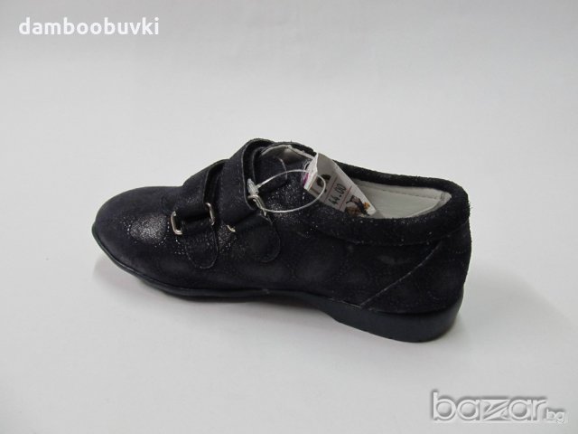 Затворени детски PONKI обувки естествена кожа в т.синьо 26/30, снимка 4 - Детски маратонки - 20681413