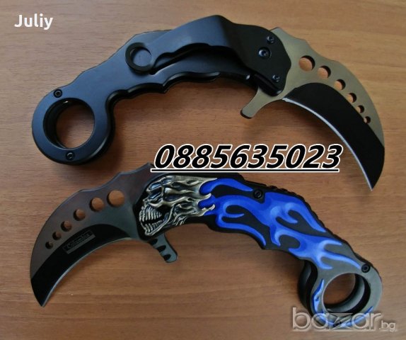 Карамбит  TAC FORCE TF-747BL, снимка 15 - Ножове - 18183954