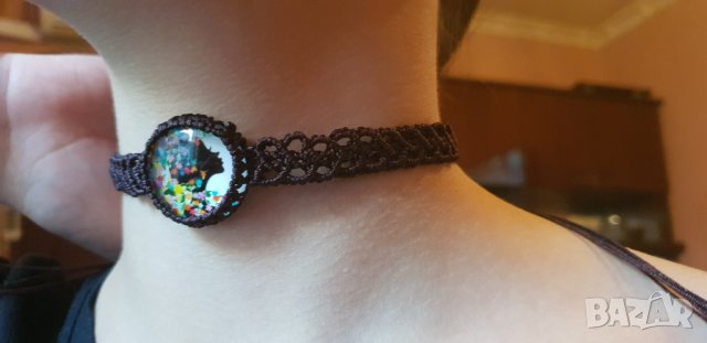 Чокър ръчна изработка hand made , снимка 2 - Колиета, медальони, синджири - 25517218