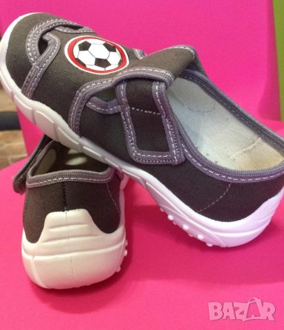Обувка за момче Вигами от естествен памук, снимка 4 - Бебешки обувки - 23555461