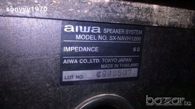 aiwa sx-navh1200-6 ohm-2бр колони-внос швеицария, снимка 18 - Тонколони - 19707769