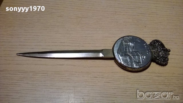 El parado-нож за колекция-21/5см-внос швеицария, снимка 6 - Антикварни и старинни предмети - 15471076