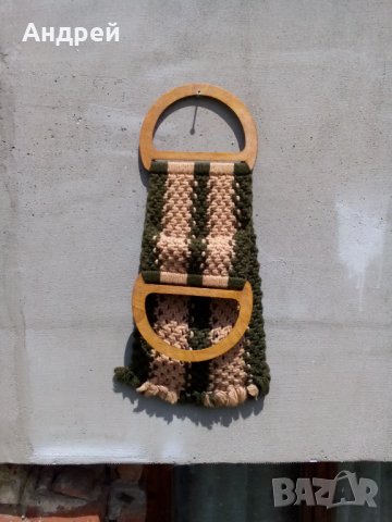 Стара пазарска чанта #6, снимка 2 - Антикварни и старинни предмети - 25340547