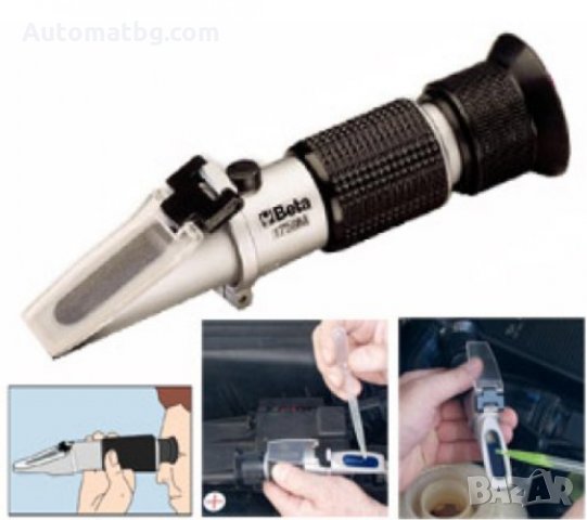 Рефрактометър уред за измерване температурата на замръзване на антифриза, течността на чистачки, снимка 2 - Аксесоари и консумативи - 23969680