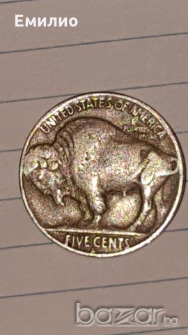 USA 1930-S BUFFALO NICKEL RARE COIN, снимка 2 - Нумизматика и бонистика - 18631748