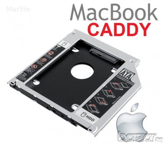 Адаптер за втори хард диск 12.7мм / SSD за лаптоп. HDD Caddy., снимка 9 - Кабели и адаптери - 13174165