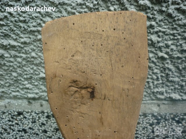 Автентична старинна дървена лъжица / шпатула, от странджанското село Граматиково, снимка 2 - Антикварни и старинни предмети - 21974760