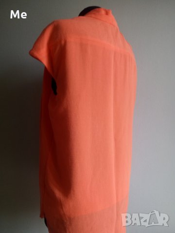 COS дамска блуза оранжева размер 36 С, снимка 2 - Тениски - 25318216
