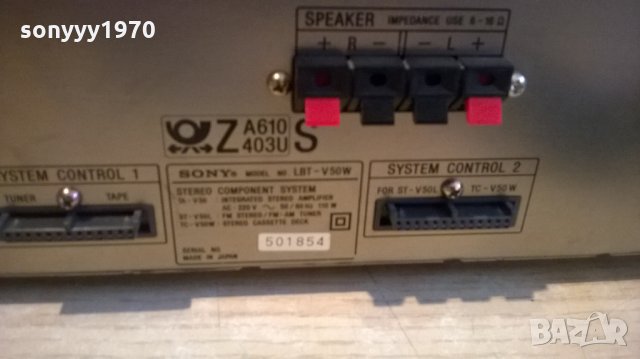 sony ta-v50 stereo amplifier-made in japan-внос швеицария, снимка 15 - Ресийвъри, усилватели, смесителни пултове - 23867713