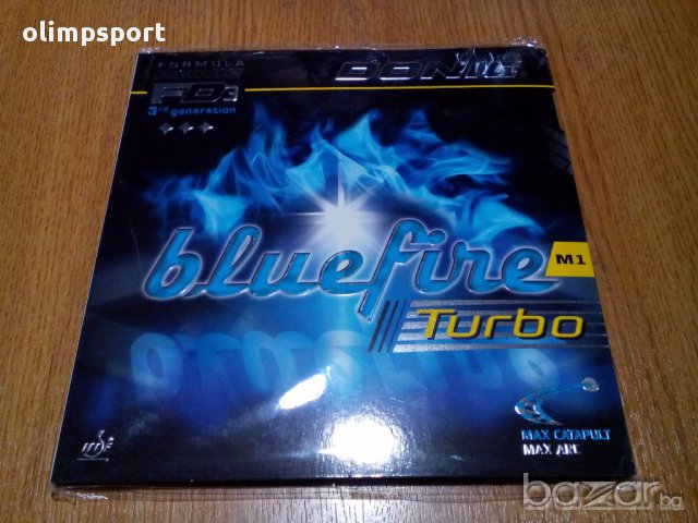 гума за тенис на маса Donic Blue Fire M1 Turbo нова , снимка 2 - Тенис - 14774339
