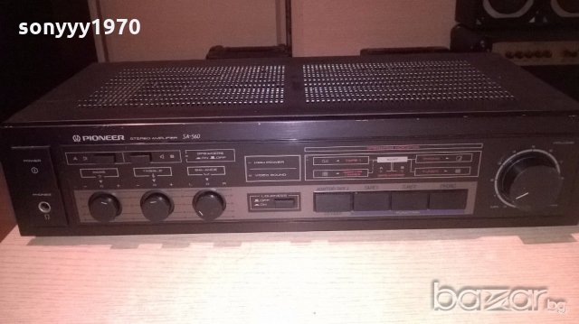 &pioneer sa-560-amplifier-made in japan-внос швеицария, снимка 7 - Ресийвъри, усилватели, смесителни пултове - 19646407