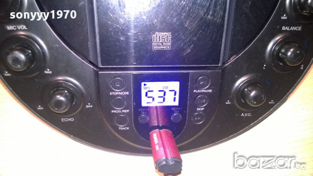 canta tu music party-ncr01970(ks128)-cd-usb-aux-mic1-mic2-tv out-karooke, снимка 3 - Аудиосистеми - 8993388