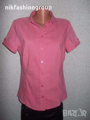 Розова еластична риза, L размер
