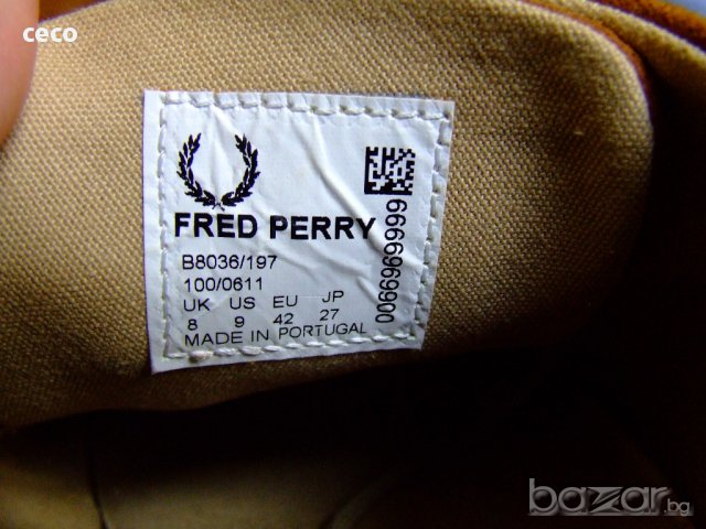 Fred Perry, снимка 5 - Ежедневни обувки - 16288011