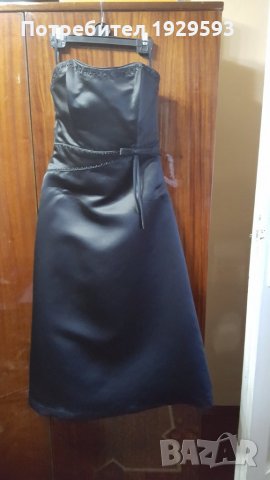 Официална черна рокля, снимка 2 - Рокли - 24882664