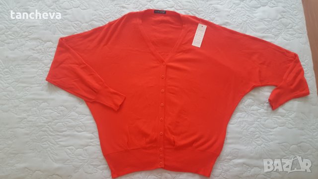 Нова жилетка в цвят диня - М