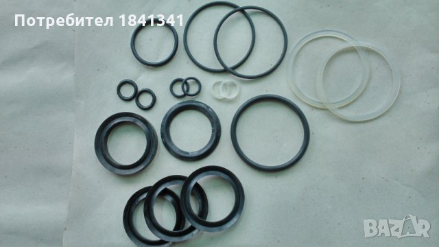 К-т маншети и пръстени за хидроцилиндъра на кормилното управление на трактор "Т-150", снимка 2 - Части - 23432306