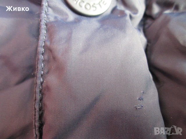 Lacoste пухено яке юношески размер 14 (158 см.) За възрастен отговаря на размер S., снимка 4 - Детски якета и елеци - 24236464