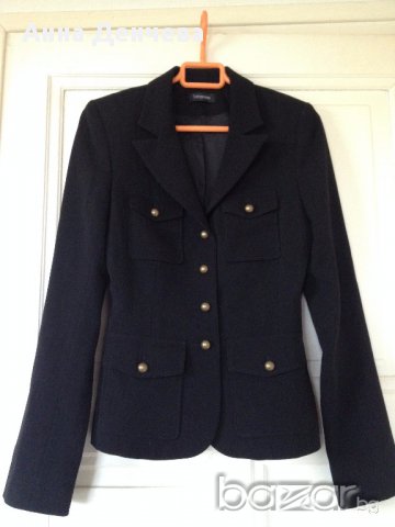 Елегантно френско черно сако SINEQUANONE S, снимка 9 - Сака - 14573990