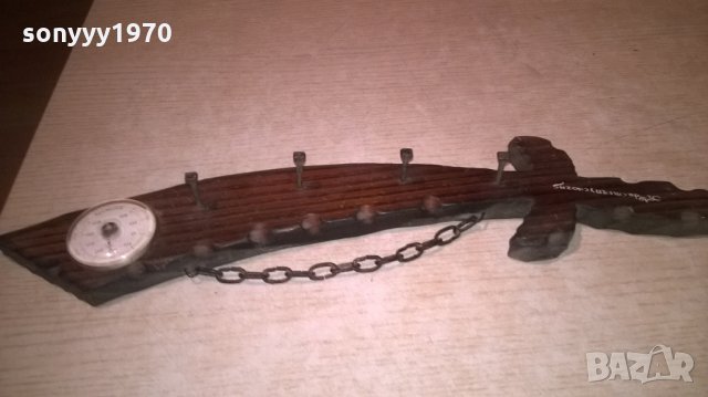 меч-дърво/метал-ретро колекция-внос испания-43х10см, снимка 6 - Колекции - 25247018